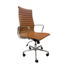 Silla Aluminum Alta, Cuero