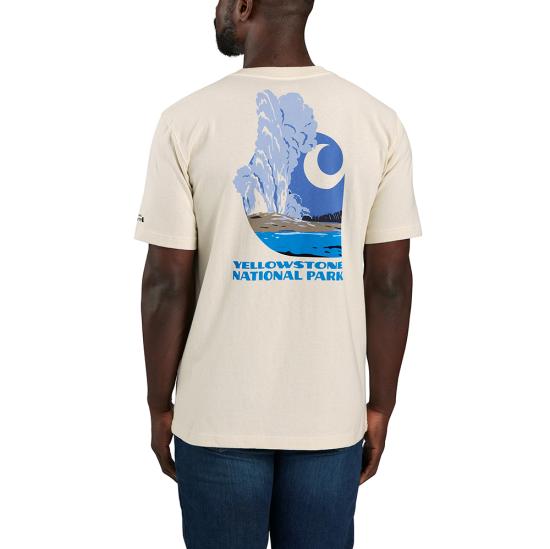 Carhartt Relaxed Fit Heavyweight Short-Sleeve Yellowstone National Park Graphic 106406