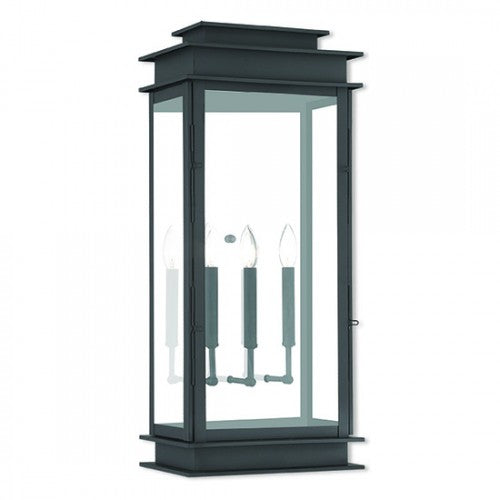3 Light Black Outdoor Wall Lantern Livex