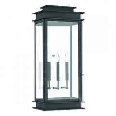 3 Light Black Outdoor Wall Lantern Livex