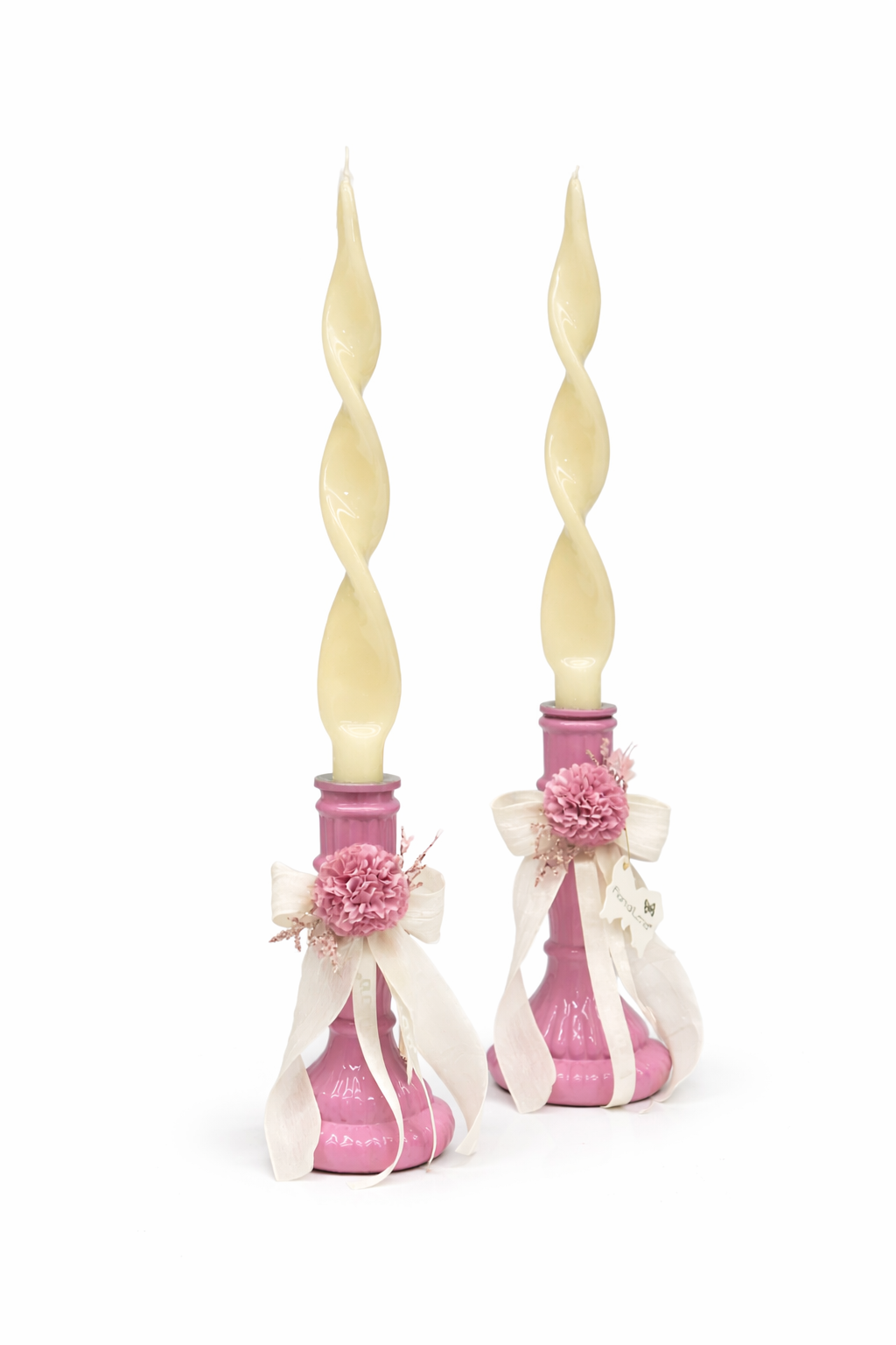 Portacandela decorativo con dalia – Fiori di Lena