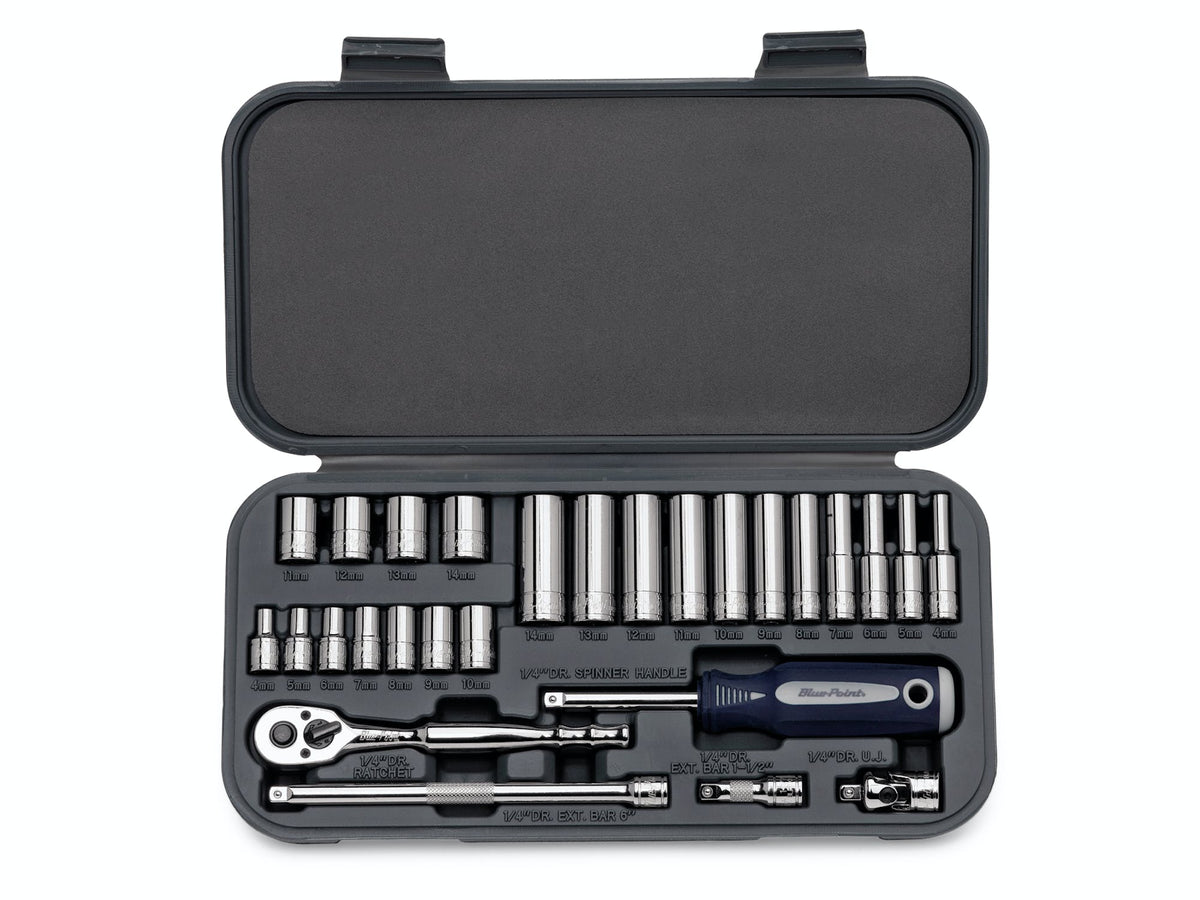 27 pc 1/4" Drive SAE General Service Set (Blue-Point®) | BLPGSS1427