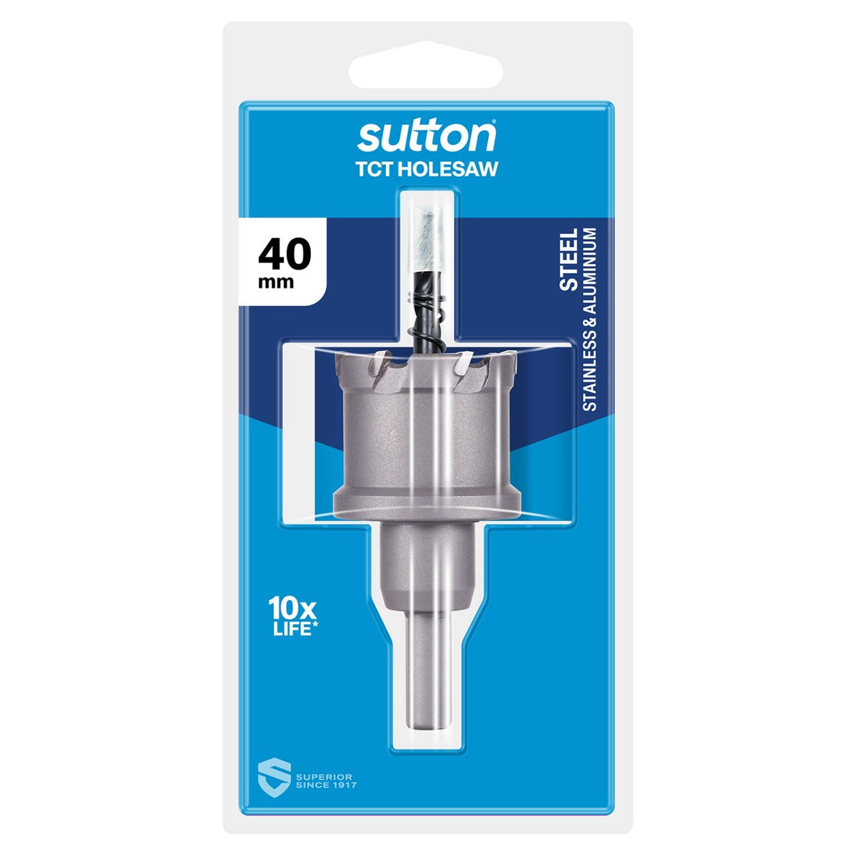 Sutton TCT Metal Hole Cutter H117 40x25mm Htts-2 Sutton
