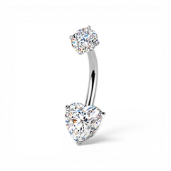 Mireya Heart Belly Button Ring