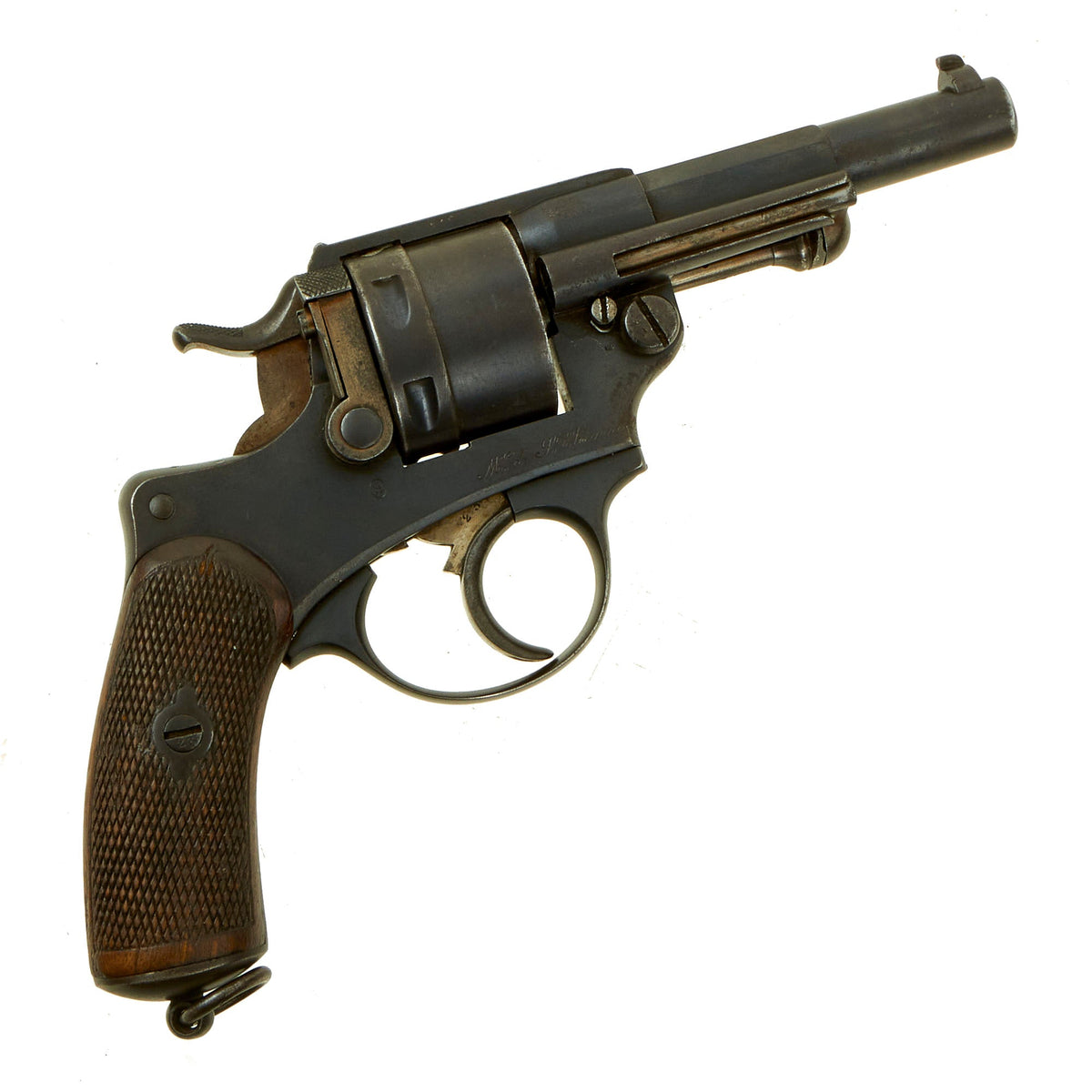 Original French MAS Modèle 1873 Chamelot-Delvigne 11mm Service Revolver Serial Number H123 Original Items
