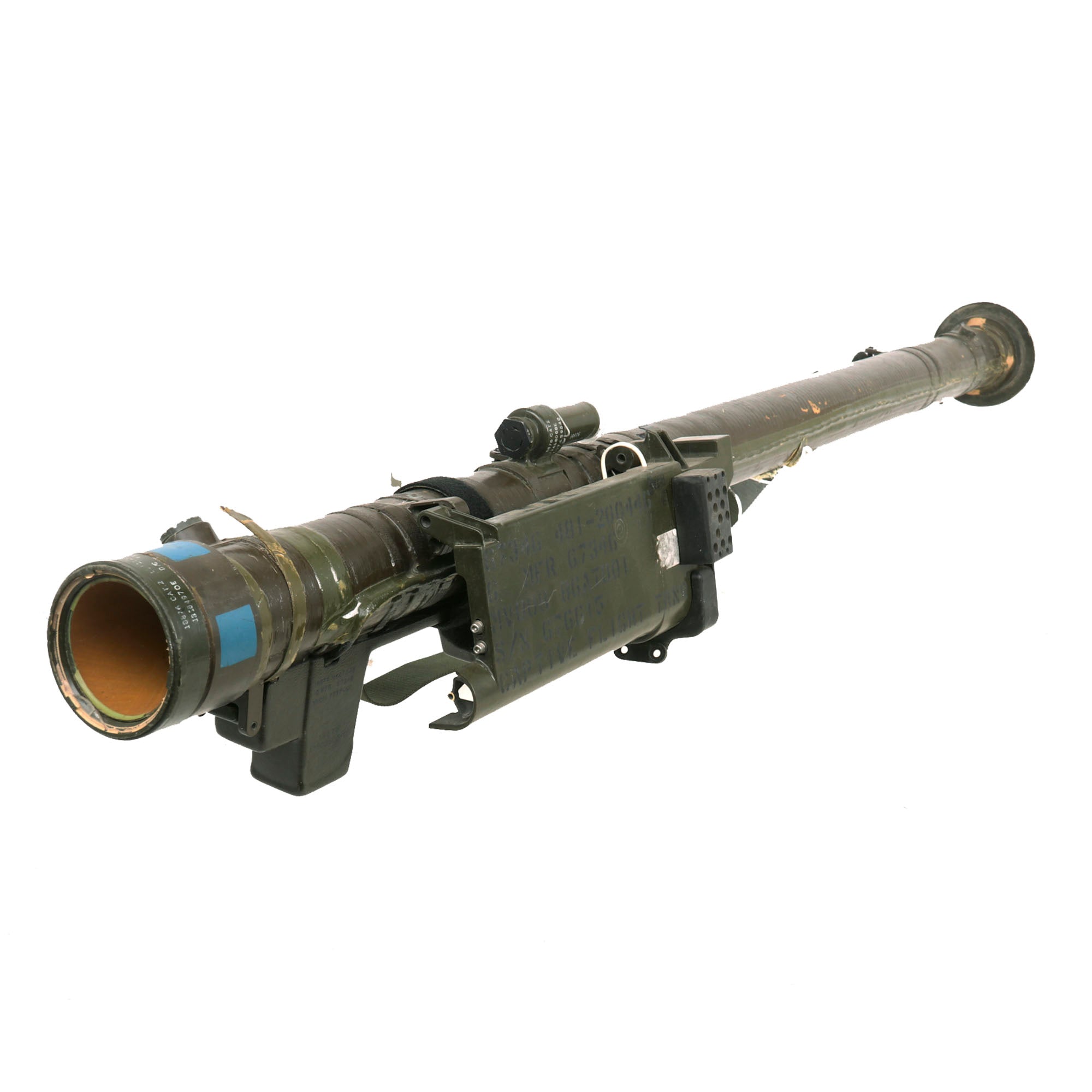 Original U.S. Cold War INERT M41A3 FIM-43 Redeye Man-Portable Surface-To-Air Missile Launcher - MANPADS Original Items