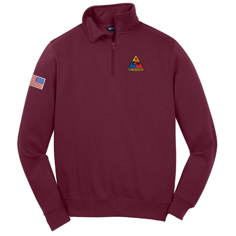 2nd Armor 1/4 Zip sweatshirt