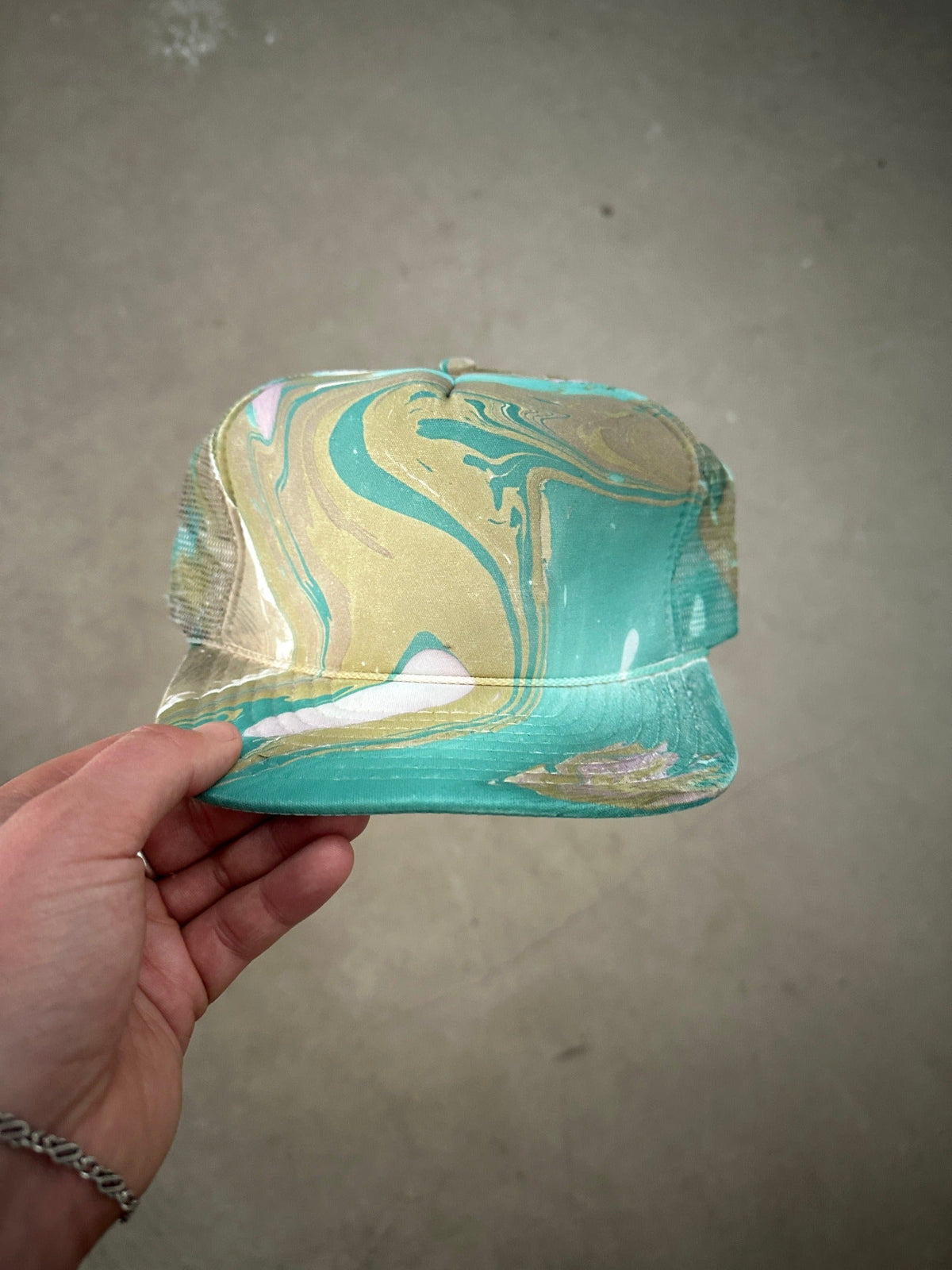 1990's Tie Dye Trucker Cap